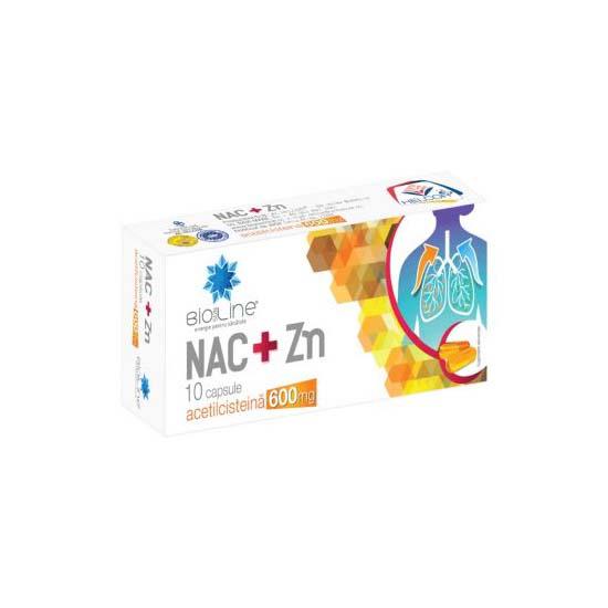 NAC + Zn BioSunLine 10 capsule Helcor