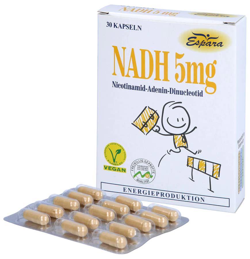 NADH 5 miligrame 30 capsule Espara