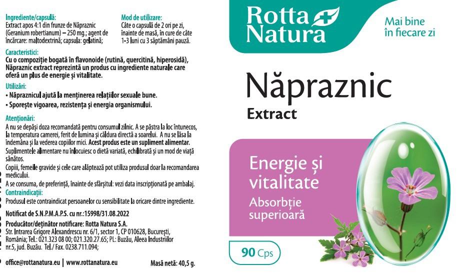 Napraznic Extract 90 capsule Rotta Natura