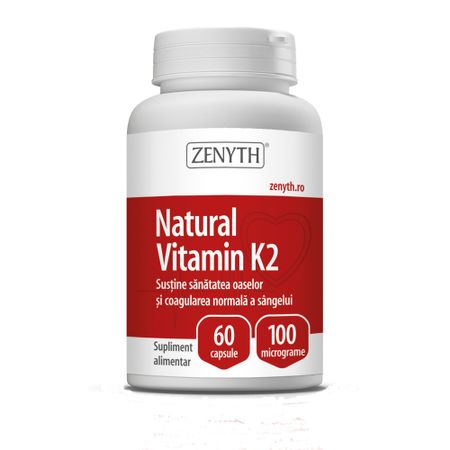 Natural Vitamin K2 Zenyth 60cps