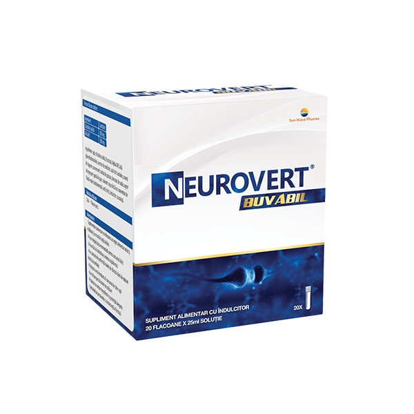 Neurovert Buvabil 20 flacoane Sun Wave Pharma
