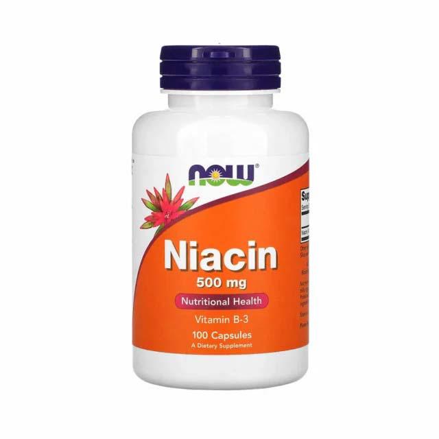 Niacin Vitamina B3 500 miligrame 100 capsule Now Foods