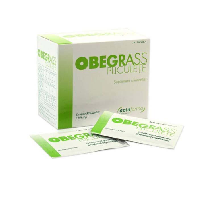 Obegrass 30 plicuri Actafarma