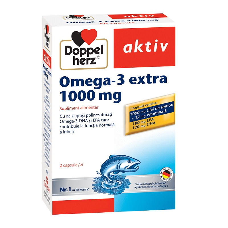 Omega 3 Extra 1000 miligrame 60 capsule Doppelherz