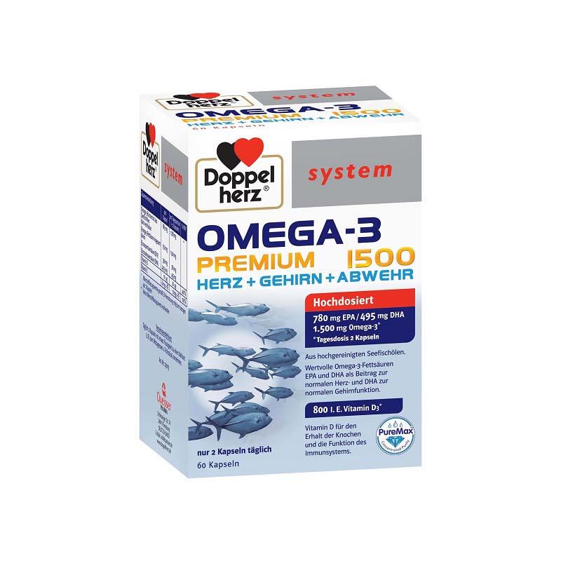 Omega 3 Premium 1500 System 60 capsule Doppelherz