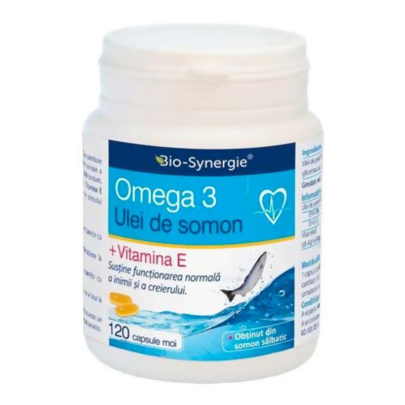 Omega 3 Ulei Somon 1000mg Bio Synergie 120cps