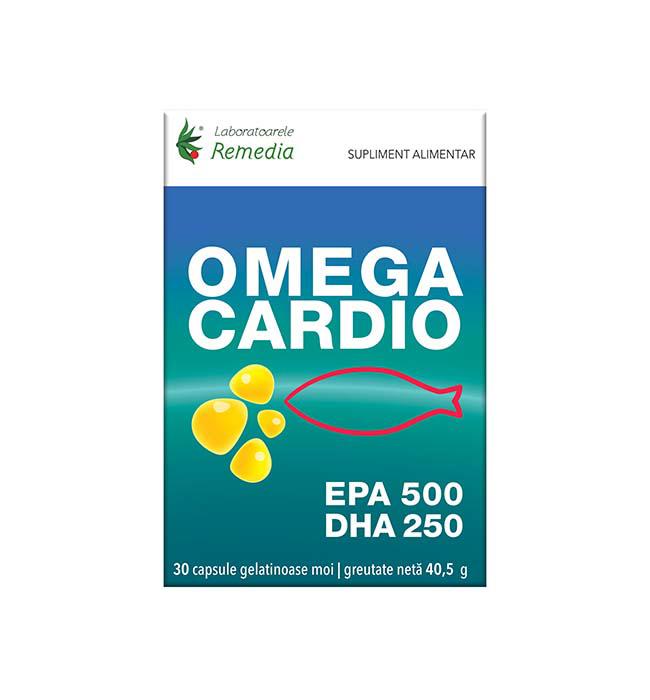 Omega Cardio 30 capsule moi Laboratoarele Remedia