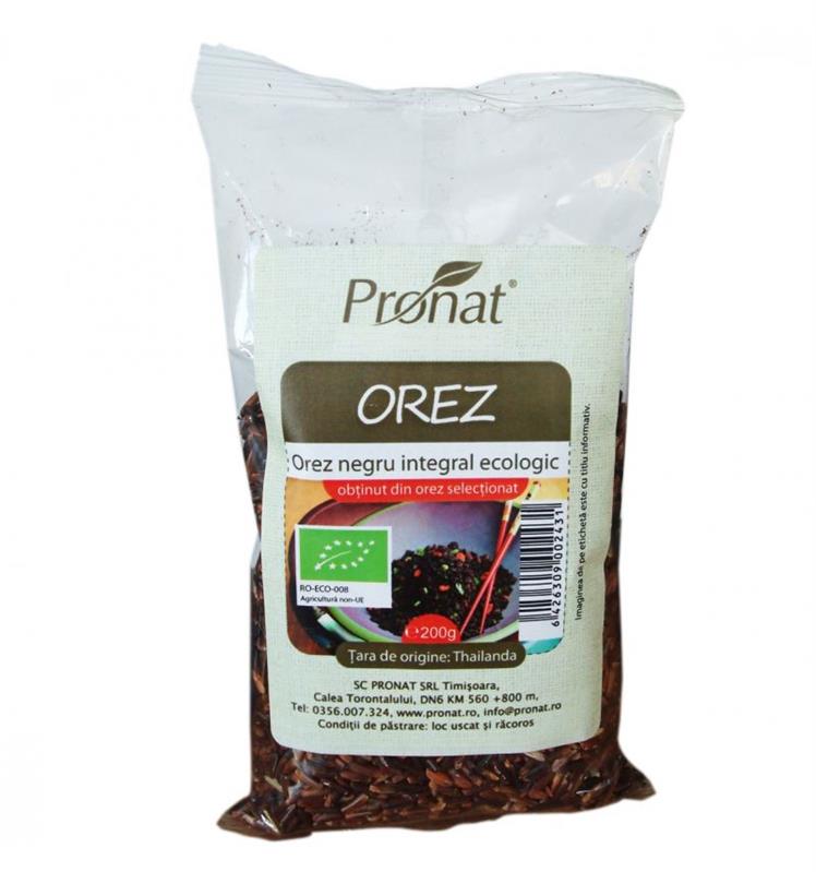 Orez Negru Integral Bio Pronat 200gr