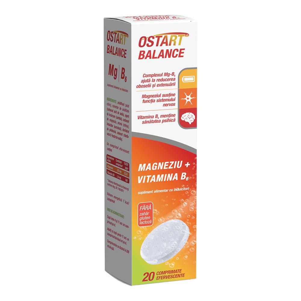 Ostart Balance Mg + B6 20 comprimate Fiterman