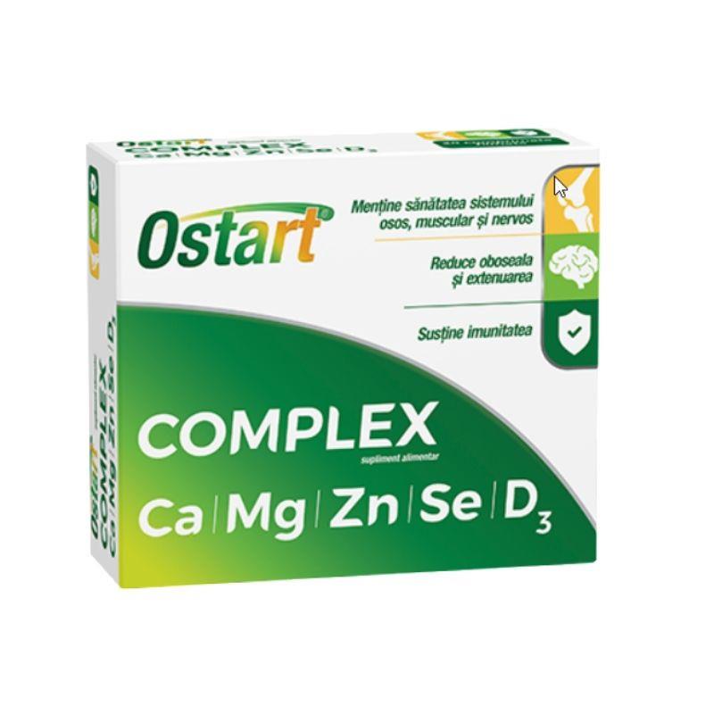 Ostart Complex Ca+Mg+Zn+Se+D3 30 comprimate Fiterman