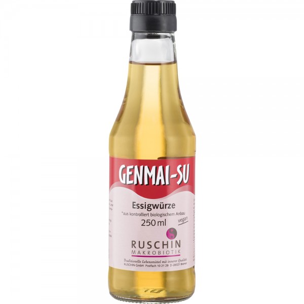 Otet Condiment din Orez Integral Genmai-Su Bio 250ml Ruschin