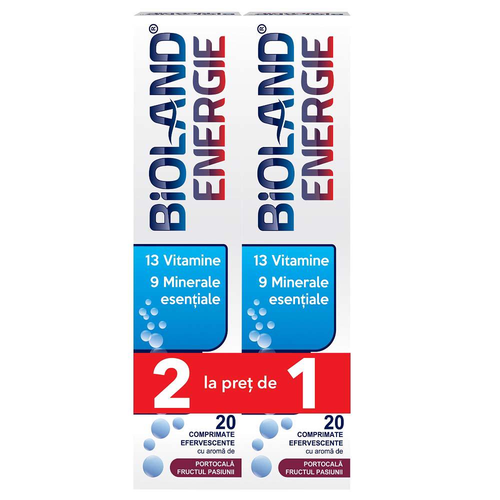 Pachet Bioland Energie 40 comprimate efervescente Biofarm