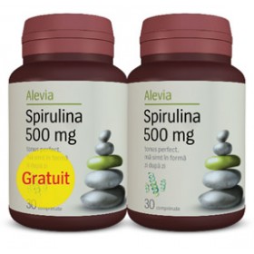 Pachet Spirulina 500mg Alevia 30cpr