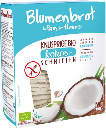 Paine Crocanta cu Cocos Fara Gluten Bio 150gr Blumenbrot