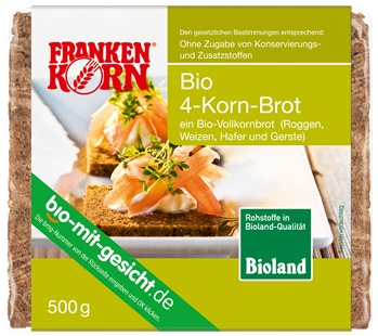 Paine cu Patru Cereale Bio Frankenkorn 500gr