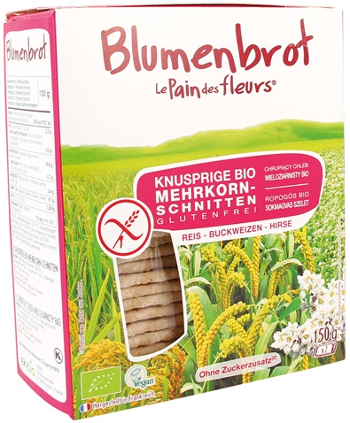 Paine Multicereal Bio Fara Gluten Blumenbrot 150gr