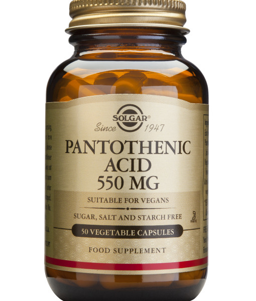 Pantothenic Acid 550mg Solgar 50cps