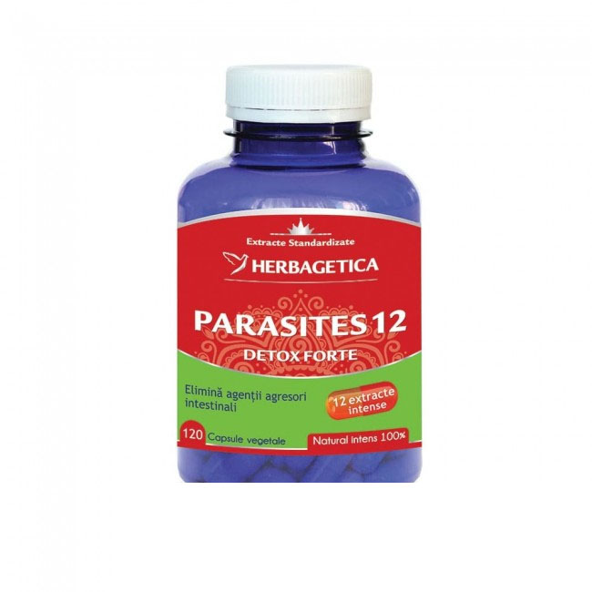 Parasites 12 Detox Forte 120cps Herbagetica