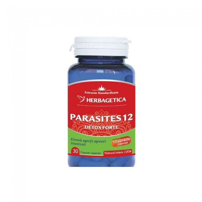 Parasites 12 Detox Forte 30cps Herbagetica