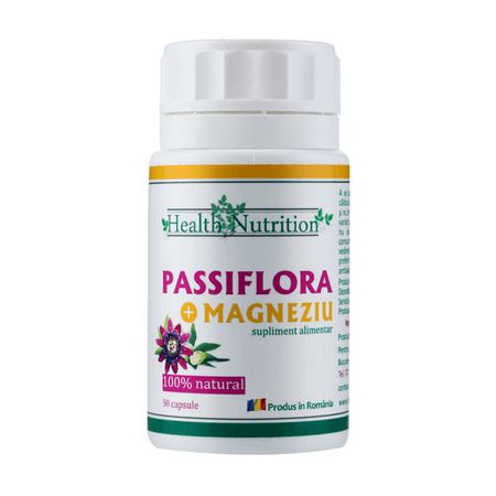 Passiflora cu Magneziu 90cps Health Nutrition