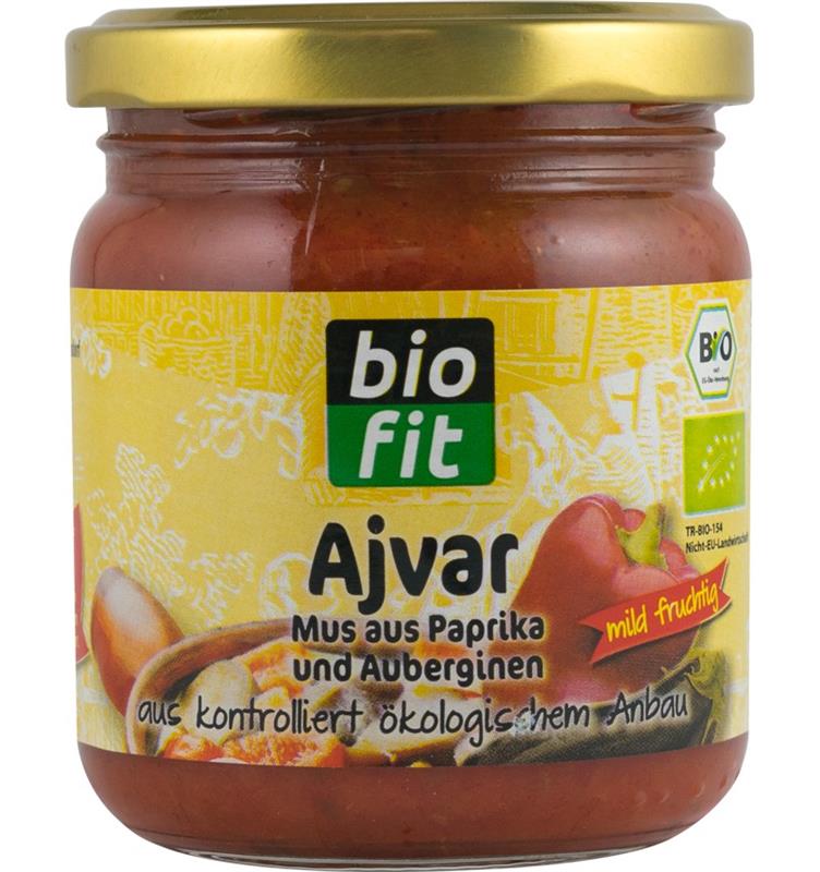 Pasta Ajvar Mediu Iute Bio 210ml Bio Fit