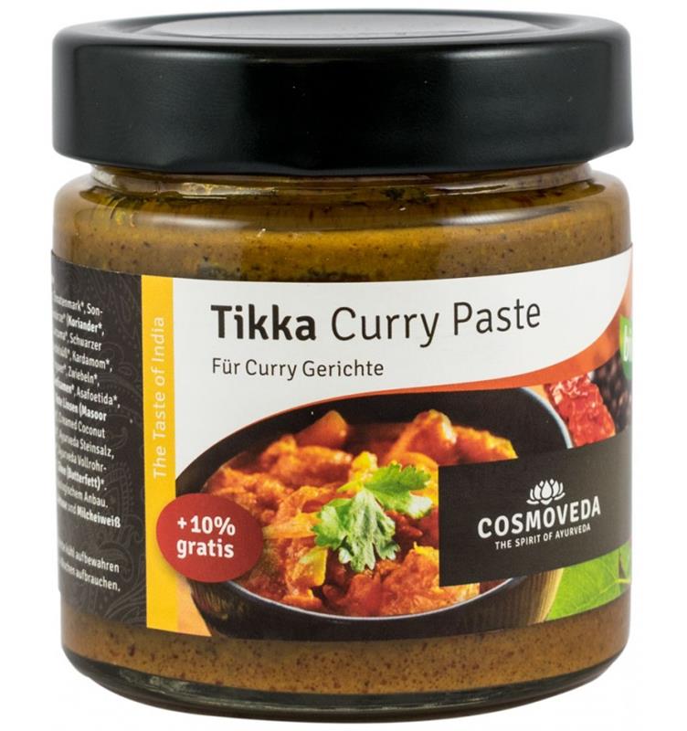 Pasta de Curry Tikka Bio 175gr Cosmoveda