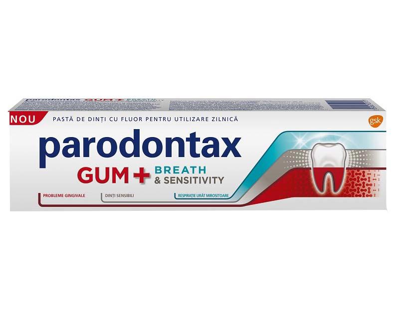 Pasta de Dinti Gum Breath Sensitivity Parodontax 75 mililitri Glaxosmithkline
