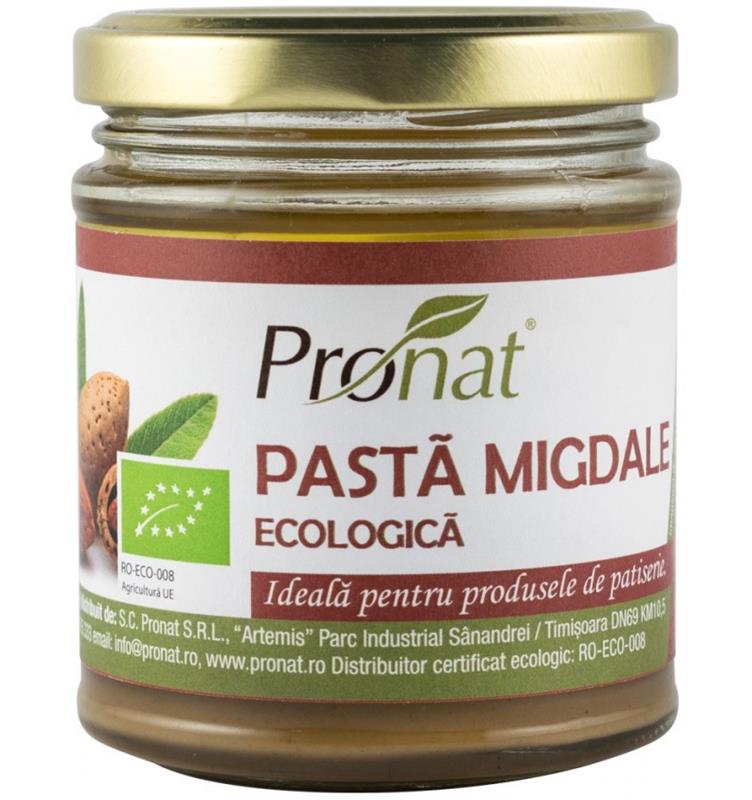 Pasta de Migdale Bio 160 grame Pronat