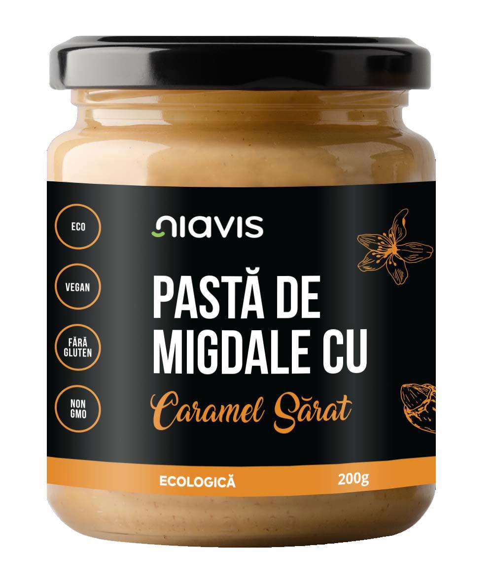 Pasta de Migdale cu Caramel Sarat Ecologica 200 grame Niavis