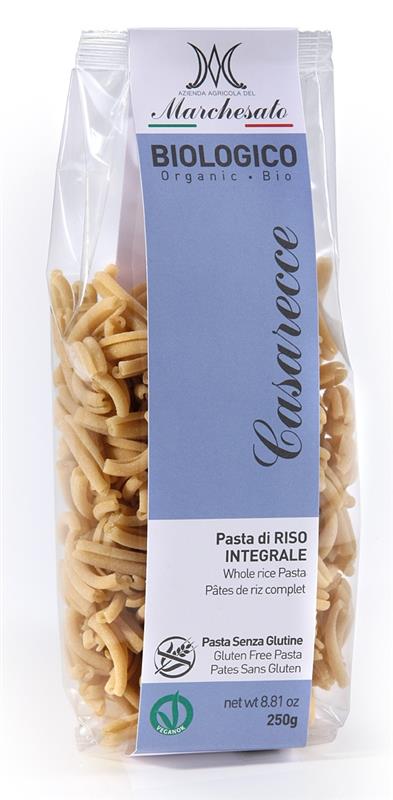 Paste Casarecce cu Orez Integral Fara Gluten Bio Marchesato 250gr