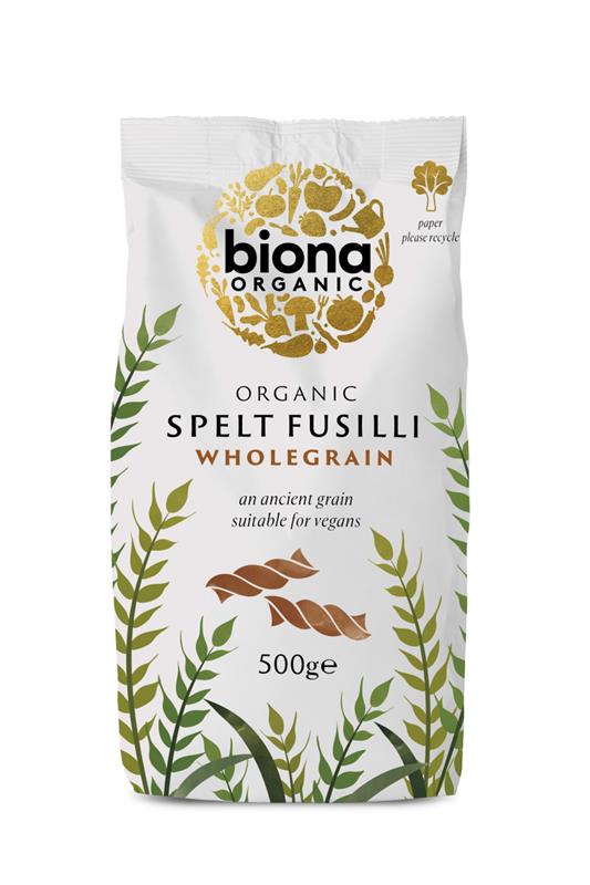 Paste Fainoase Fusilli din Grau Spelta Integral Bio 500 grame Biona