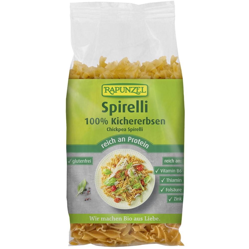 Paste Fainoase Spirelli din Naut Fara Gluten Bio 300gr Rapunzel