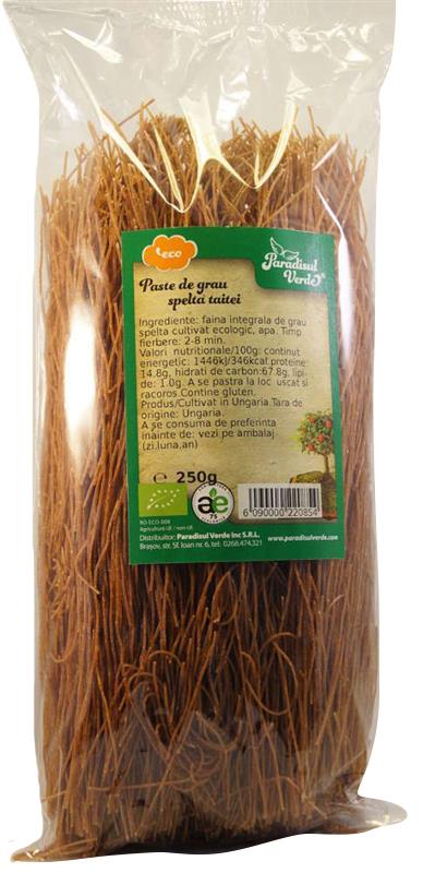 Paste Grau Spelta Integral Bio Taitei Paradisul Verde 250gr