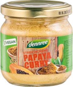 Pate Bio Vegetal cu Papaya si Curry Dennree 180gr