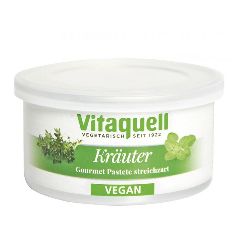 Pate Vegetal cu Ierburi Aromatice Bio Gourmet 125 grame Vitaquell