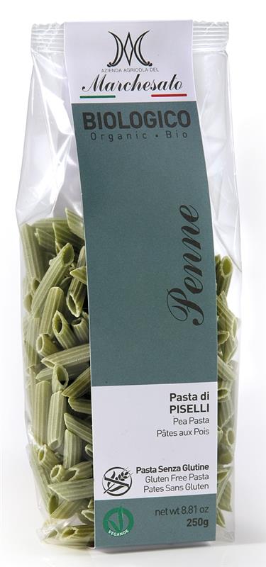 Penne din Mazare Verde Fara Gluten Bio Marchesato 250gr