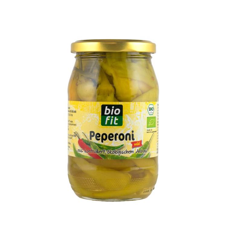 Peperoni Mediu Iute Bio 320/150gr Bio Fit