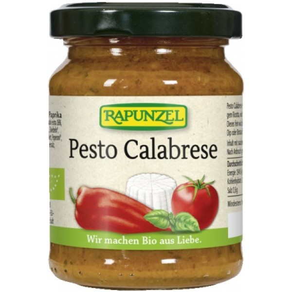 Pesto Calabrese Bio 130 mililitri Rapunzel