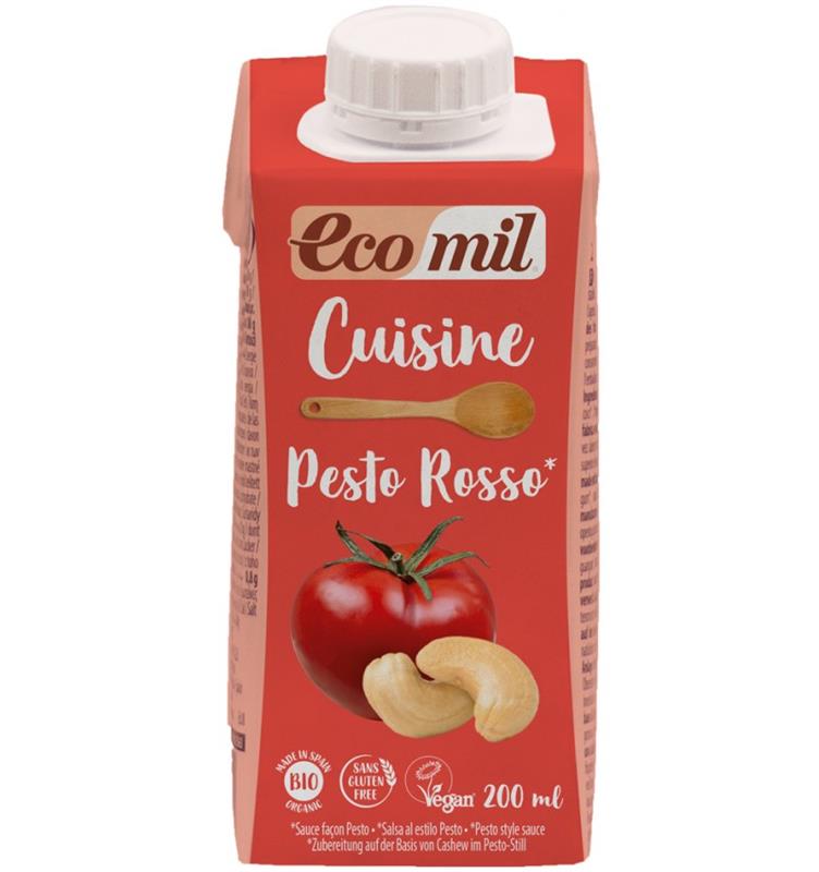 Pesto Rosu Bio 200 mililitri Ecomil Cuisine