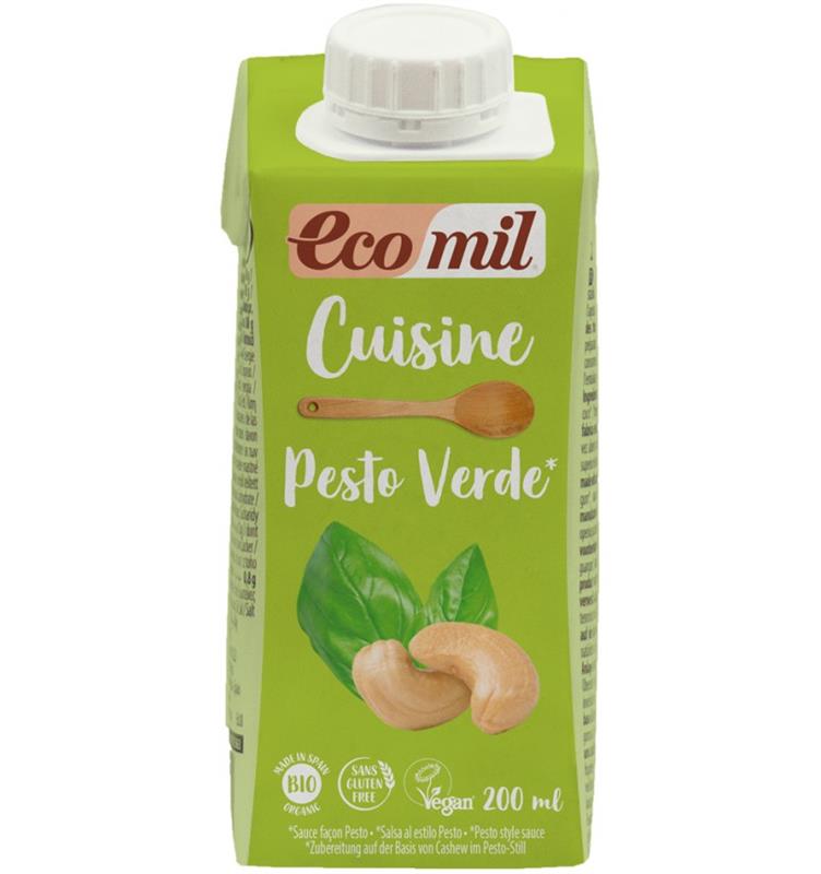 Pesto Verde Bio 200 mililitri Ecomil Cuisine