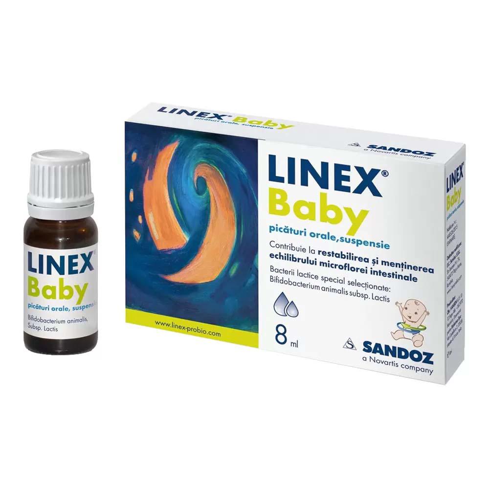 Picaturi Orale Linex Baby 8 mililitri Sandoz