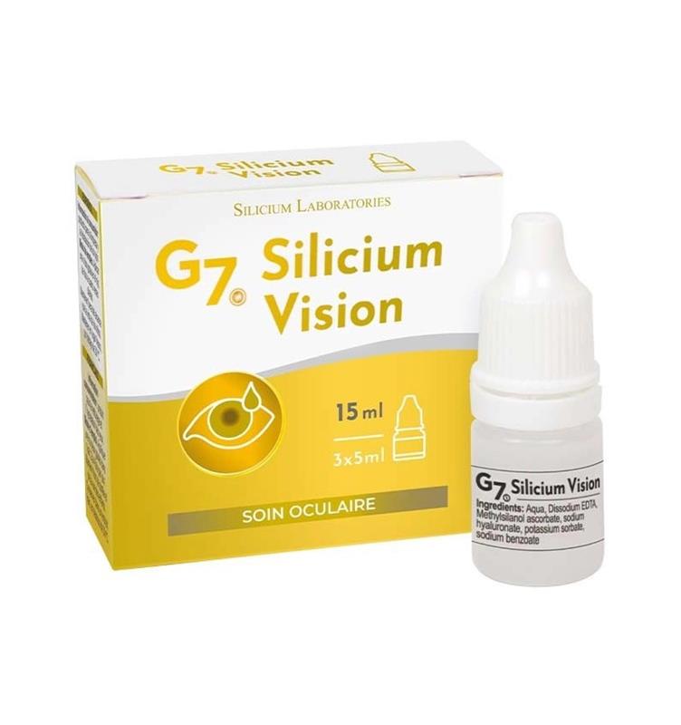 Picaturi pentru Ingrijirea Ochilor G7 Vision 15 mililitri Silicium