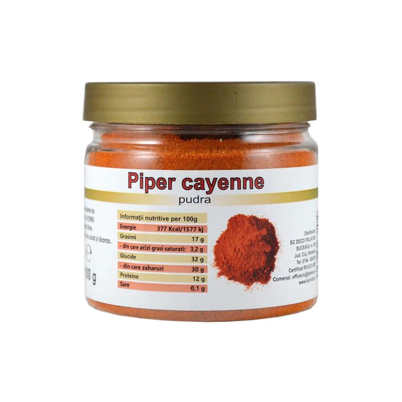 Piper Cayenne Pudra 100 grame Deco Italia