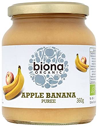Piure de Mere si Banane Bio 360 grame Biona Organic