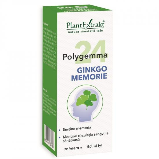 Polygemma 24 Ginkgo Memorie 50 mililitri PlantExtrakt