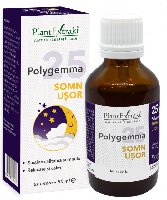 Polygemma 25 Somn Usor 50 mililitri PlantExtract