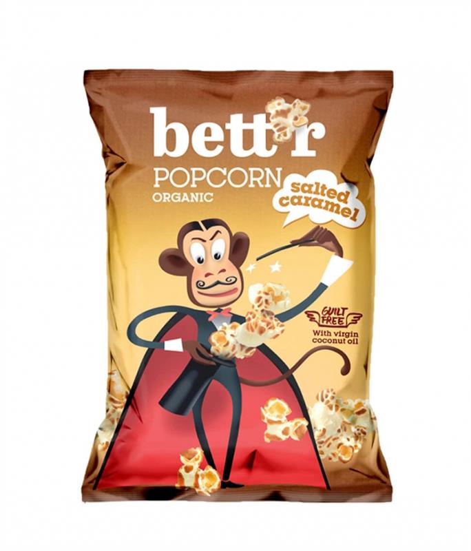 Popcorn Caramel Sarat Bio 60 grame Bett'r