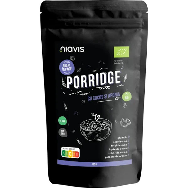 Porridge cu Cocos si Aronia Bio 150 grame Niavis