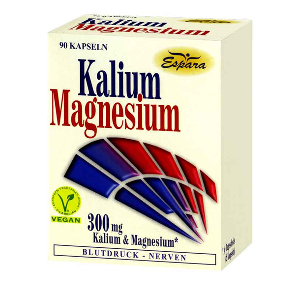 Potasiu si Magneziu (Kalium-Magnesium) 90 capsule Espara