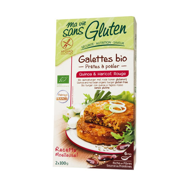 Preparat Vegetarian Bio Quinoa si Fasole Rosie Ma Vie Sans Gluten 200gr